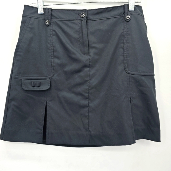Izod XFG Strecth Black Golf Athletic Quicj Dry Skort Womens Size 6 - Picture 1 of 8